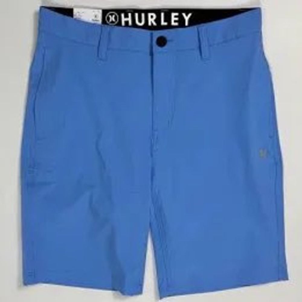 Hurley Dri-Breathe 19 H2O-DRI Stretch Active Hybrid Men's 30 Blue Shorts Summer